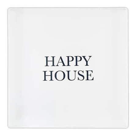 Happy House 5x5 Lucite Block for Desktop