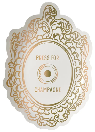 Press For Champagne Ceramic Trinket Tray