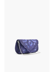 Midnight Sapphire Starlight Evening Clutch