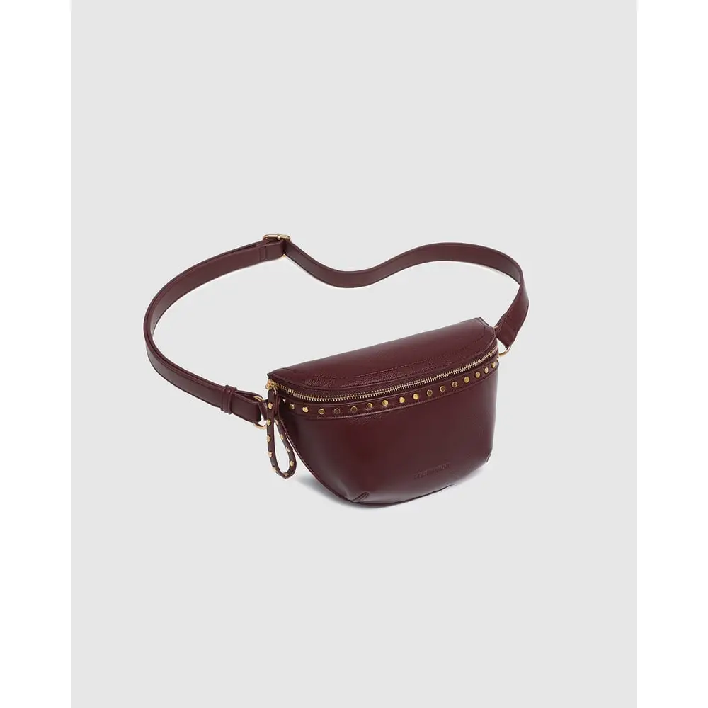 Cassidy Burgundy Belt Bag