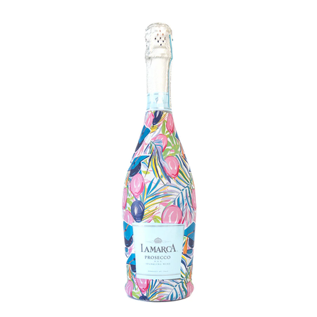 Pink Graduation Champagne Bottle Wrap (Fits Veuve La Marca 750ml)
