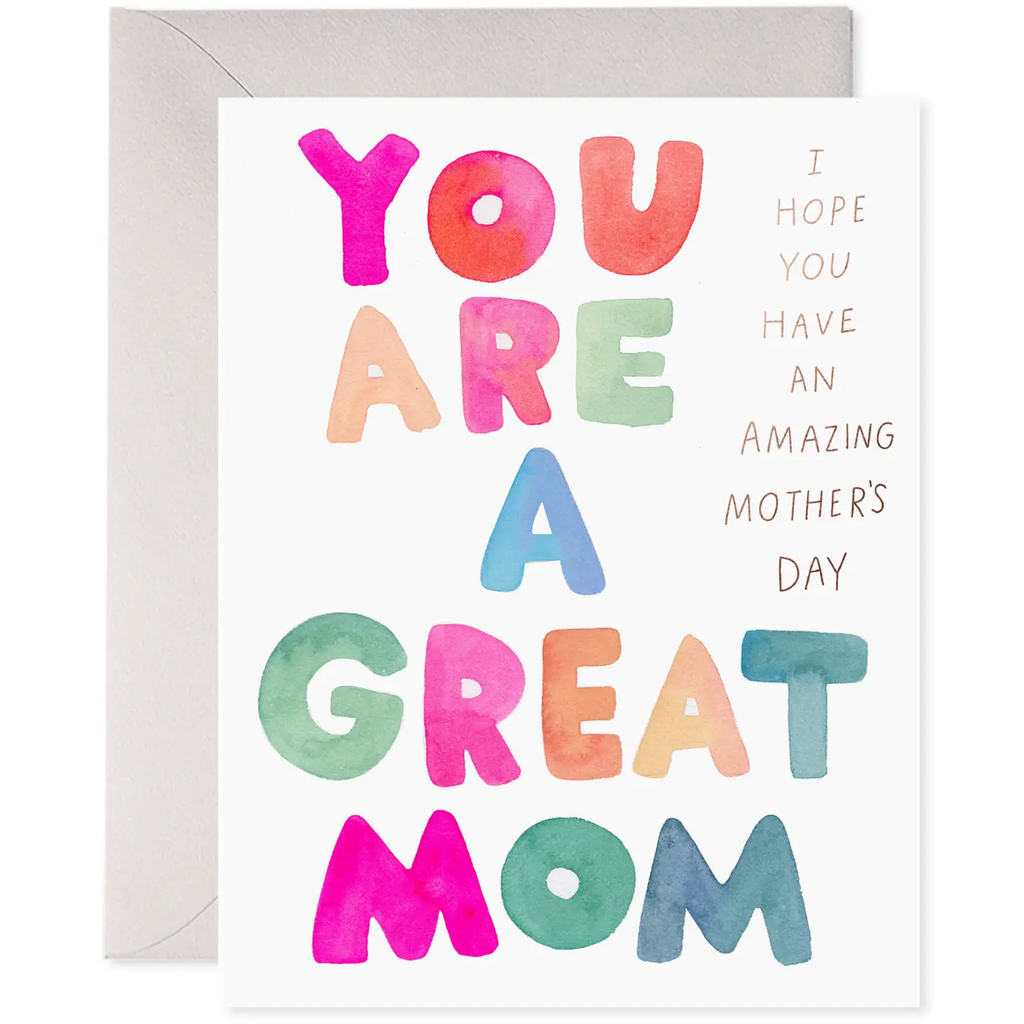 A Great Mom | Mother's Day Greeting Card