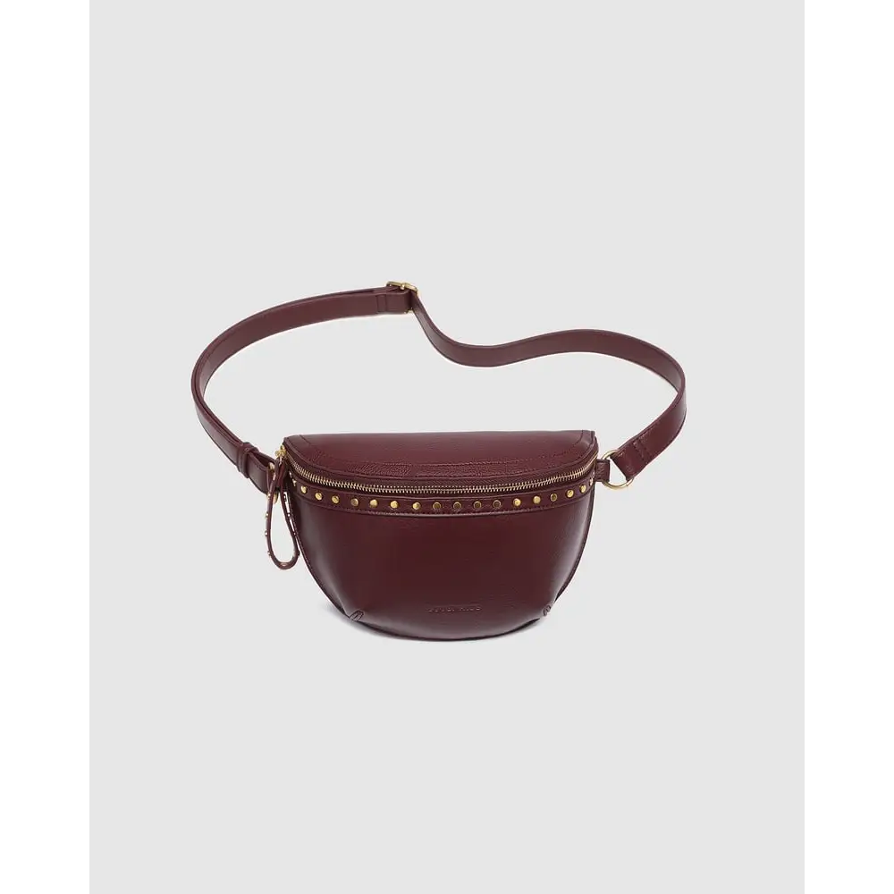 Cassidy Burgundy Belt Bag