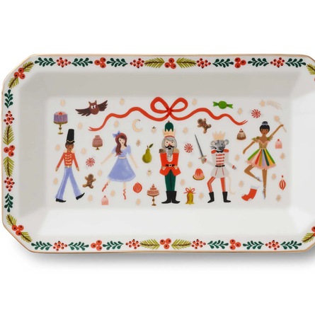 Nutcracker Ballet Holiday Serving Tray