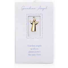 Gold Angel Charm / Token on Giftcard
