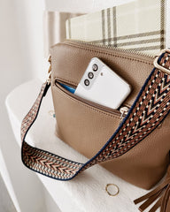 Kasey Eddie Crossbody Bag - Latte