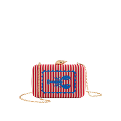 Red Lobster Marina Minaudière Clutch