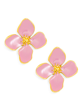 Light Pink Flower Earring