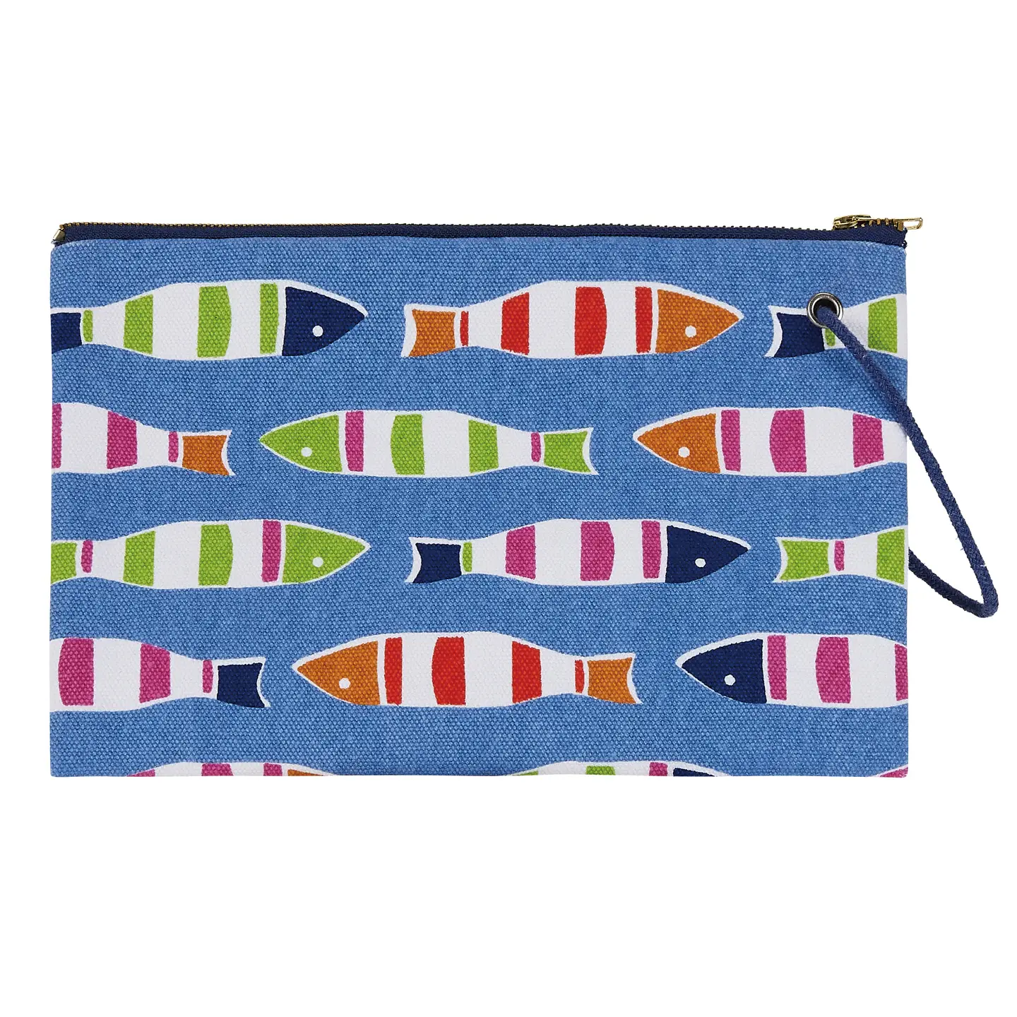 Picket Fish Wristlet by Kate Nelligan