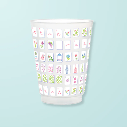 Mahjong Tiles Stadium Cups – Set of 6