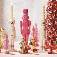 Nutcracker Taper Candle Holders S/2