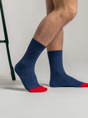 French Square Cotton Socks