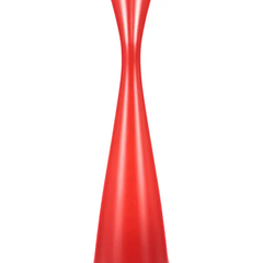 Oriental Red Large Candleholder 9.85"