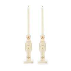 Nutcracker Taper Candle Holders S/2