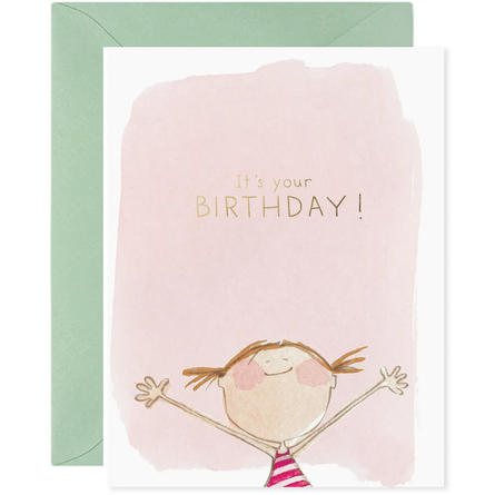 It's Your Birthday Card | Girls Birthday Greeting Card