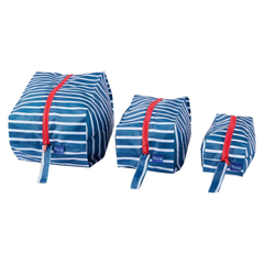 Breton Stripe Travel Cubes, Set of 3