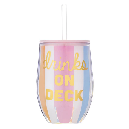 Drinks on Deck Double-Wall Wine Tumbler