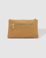 Mimi Logo Wristlet - Camel