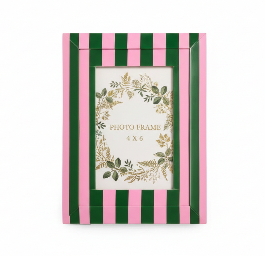 Pink Bevel Viva 4" X 6" Picture Frame