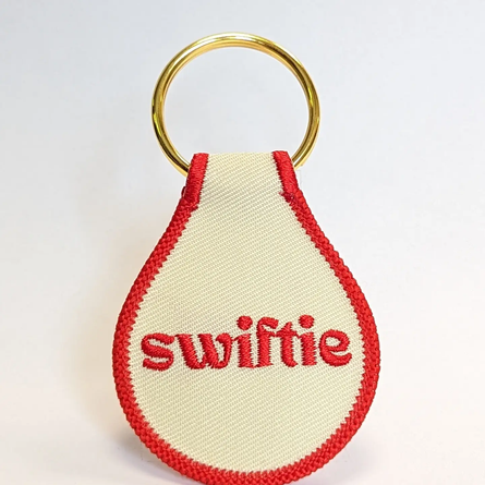 Swiftie Embroidered Key Tag