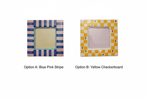 5.75" Patterned Keepsake Photo Frame (2 options)