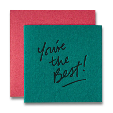 Youre The Best Tiny Card