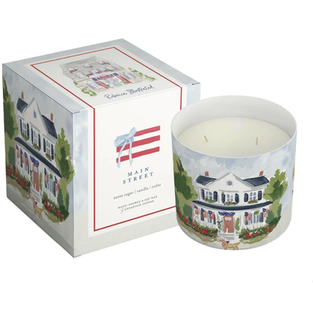 Main Street Americana Boxed Candle – Two Wick | Rebecca Illustrated