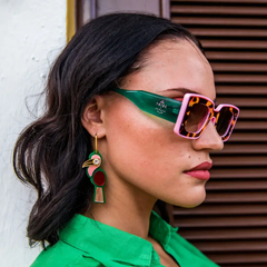 Deco Colorblock Statement Sunglasses – UV400 Protection