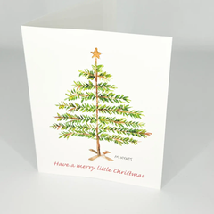 "Little Tree" Watercolor Notecard- 6 Pack Bundle