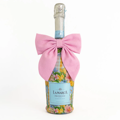 Preppy Springtime Serenity Champagne Bottle Wrap – Fits La Marca 750ml