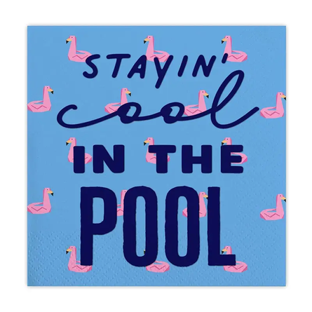 Cool in the Pool Beverage Napkins