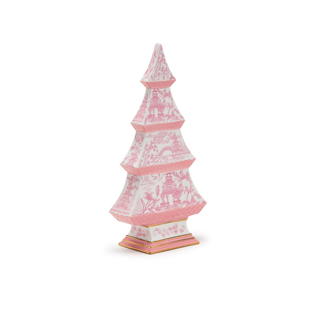 Pink Chinoiserie Christmas Tree