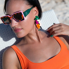 Deco Colorblock Statement Sunglasses – UV400 Protection