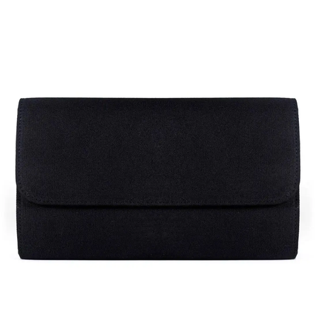 Avery Clutch | Black Crossbody Evening Bag