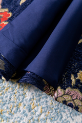 Artisan Studded Corduroy Long Coat – Vivid Hue Style Edit