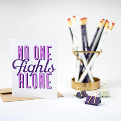 No One Fights Alone – Cancer Support Card