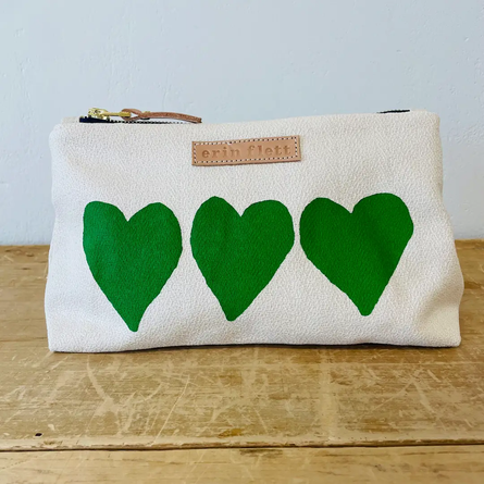 Kelly Green Heart Laura Bag