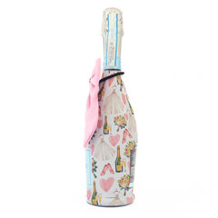Wedding Romance – Champagne Bottle Wrap (Fits La Marca 750ml)