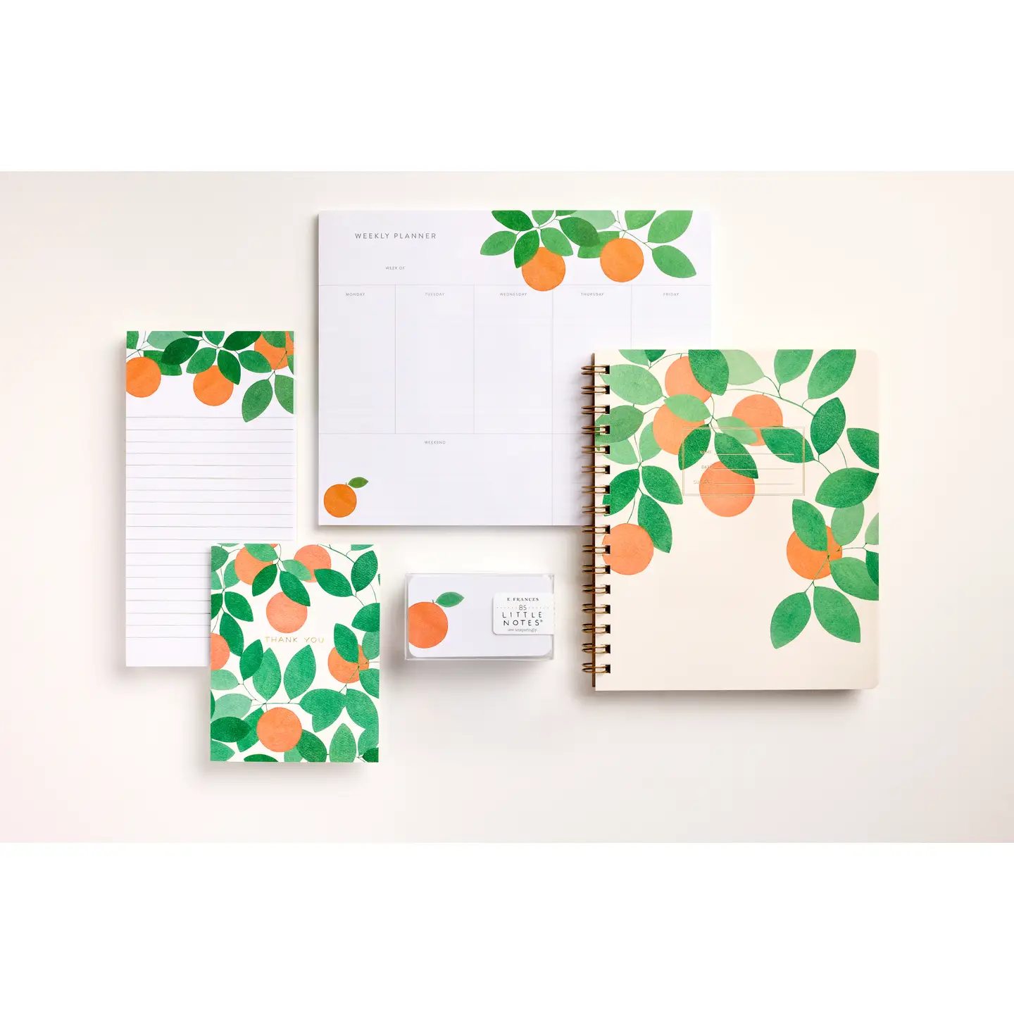 Orange Grove Thank You Boxed Card Set