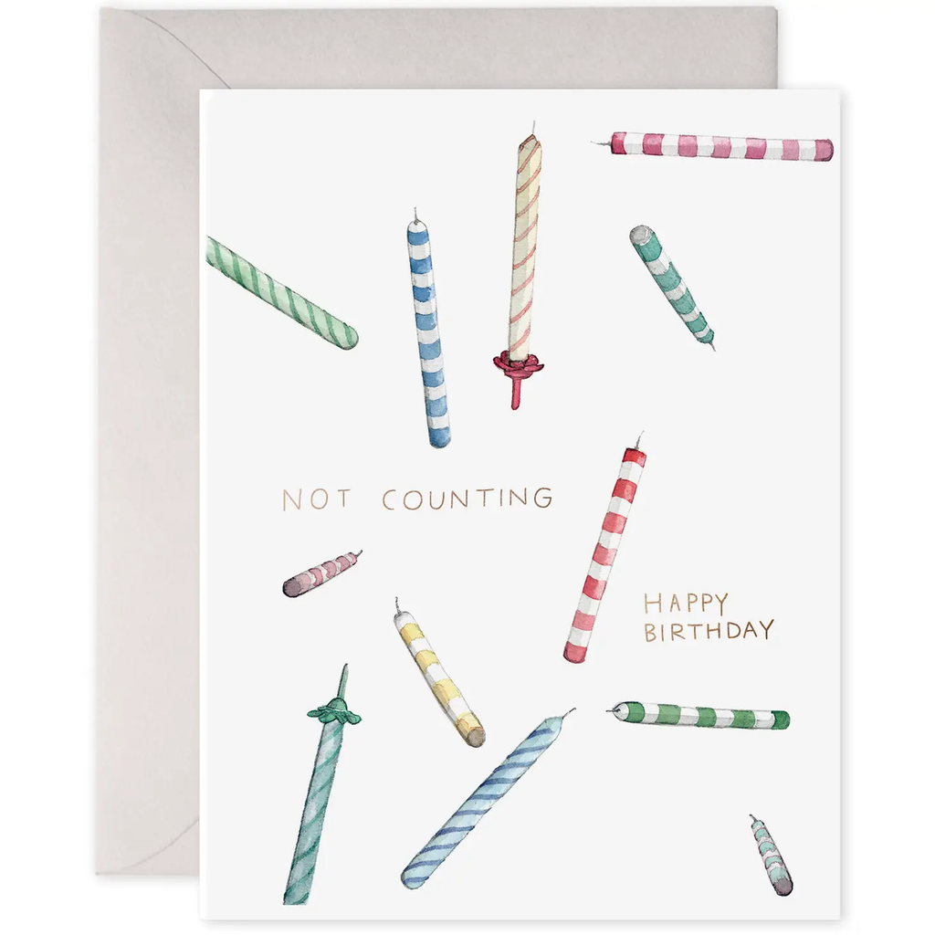Not Counting Candles | Birthday Greeting Card