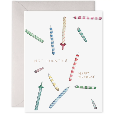 Not Counting Candles | Birthday Greeting Card