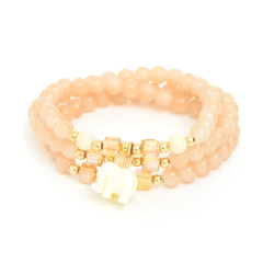 Champagne  Radiant Elephant Bracelet