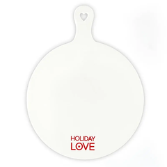 Holiday Love Ceramic Cheese + Dessert Tray