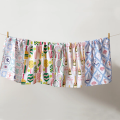 Champagne & Bows Kitchen Towel