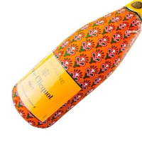 Indian Block Print Champagne Bottle Wrap – Fits Veuve Clicquot 750ml