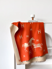 Equestrian Orange / Cream Stable Reversible Wrap