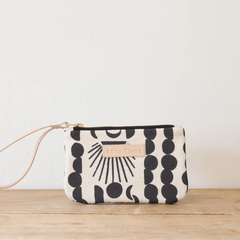 Worn Black Sun + Moon Wristlet
