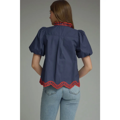 Navy Sailmaker Blouse