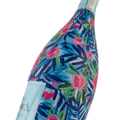 Preppy Roses with Love – Champagne Bottle Wrap (Fits La Marca 750ml)