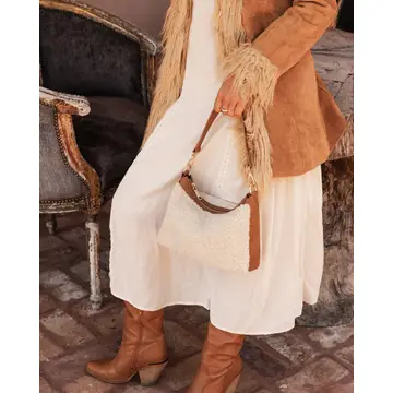 Beige Aspen Shoulder Bag